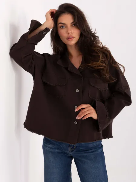 Shirt-IT-KS-FL5779.87-dark brown