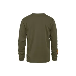 HORSEFEATHERS Tričko Raceway LS - burnt olive GREEN velikost S