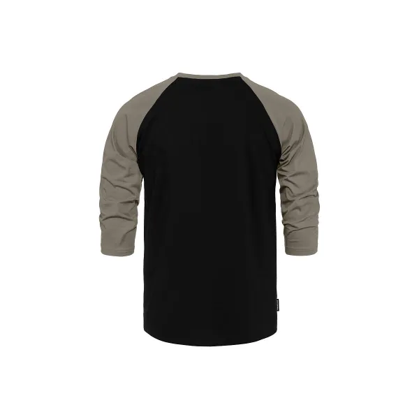 HORSEFEATHERS Tričko Rollin Raglan - black/taupe BLACK velikost S