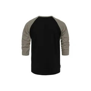 HORSEFEATHERS Tričko Rollin Raglan - black/taupe BLACK velikost S