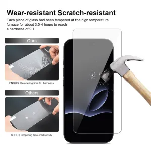 JP Long Pack Tvrdených skiel, 3 sklá na telefón s aplikátorom, iPhone 17 Pro Max