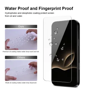 JP Mega Pack Tvrdených skiel, 3 sklá na telefón s aplikátorom + 2 sklá na objektív, iPhone Air