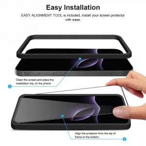 JP Full Pack Tvrdených skiel, 2x 3D sklo s aplikátorom + 2x sklo na objektív, iPhone 17