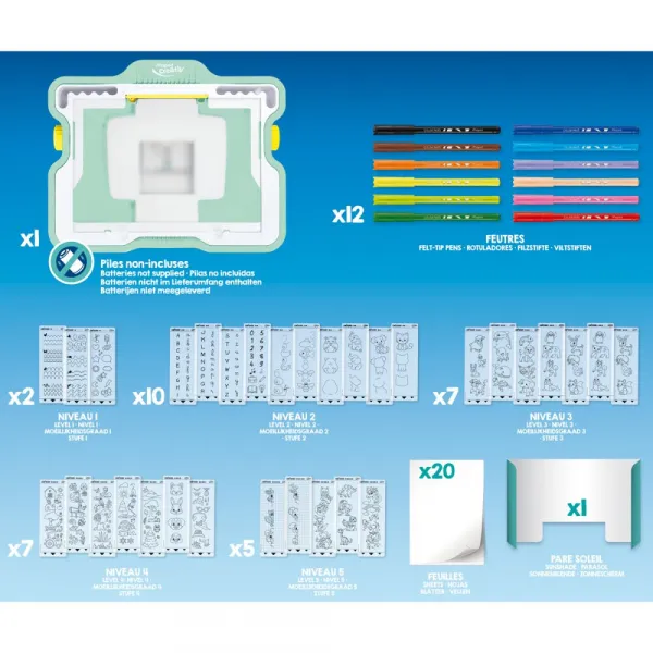 Súprava Maped Lumi Board – tabuľa s podsvietením