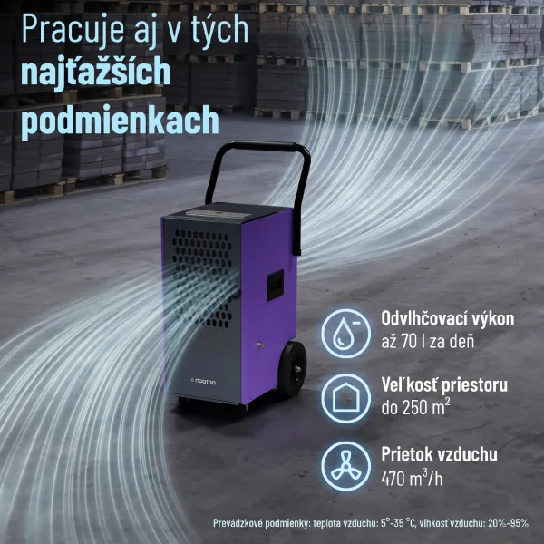 Noaton DF 4170, profesionálny odvlhčovač vzduchu