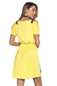 Dámske šaty CIPO & BAXX WT273 YELLOW Farba: Žltá, Konfekčná veľkosť: M
