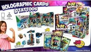 Alltoys Zberateľské holografické karty BrainRot + tetovania