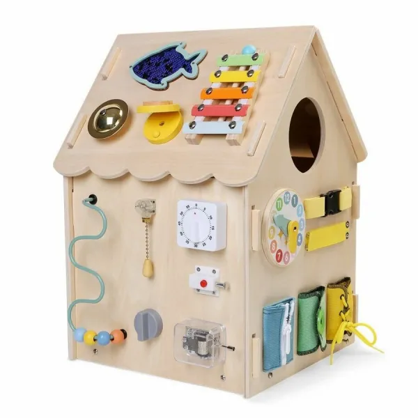 2Kids Toys Activity board Domček prírodná
