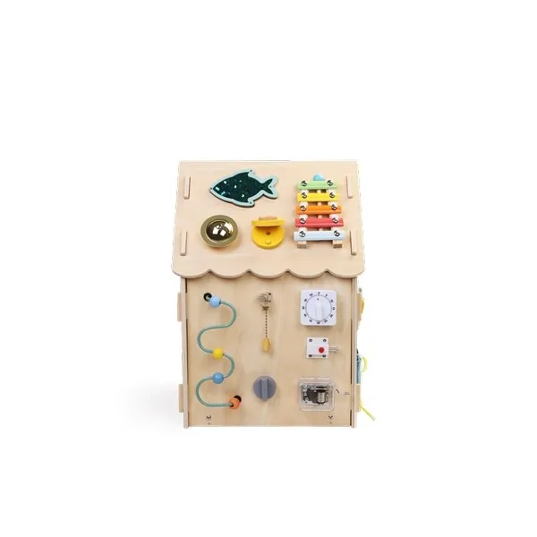 2Kids Toys Activity board Domček prírodná