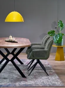 Otočné jedálenské kreslo K579 Halmar
