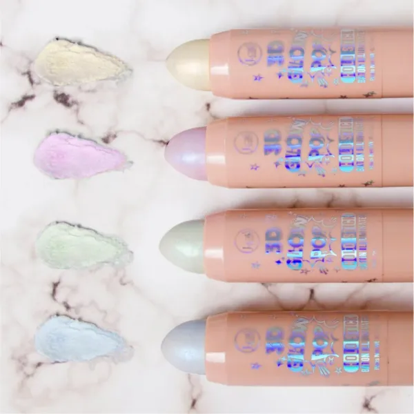 J.Cat Beauty 3D Glow Pop rozjasňujúca tyčinka odtieň 104 Hypnotize Ray 5 g