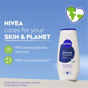 NIVEA Derma Control Restore hydratačný sprchový gél s kyselinou hyalurónovou 250 ml