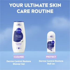 NIVEA Derma Control Restore hydratačný sprchový gél s kyselinou hyalurónovou 250 ml