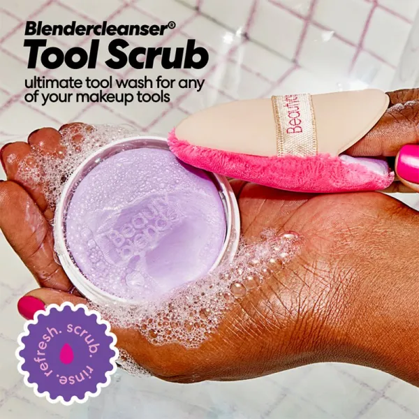 beautyblender® Tool Scrub Lavender tuhý čistič na make-up hubky a štetce 28.3 g