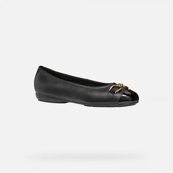 Black women's ballet flats Geox Annytah - Women's