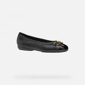 Black women's ballet flats Geox Annytah - Women's