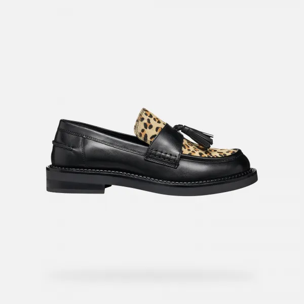 Black women's moccasins Geox Serilda - Women's