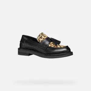 Black women's moccasins Geox Serilda - Women's