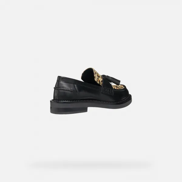 Black women's moccasins Geox Serilda - Women's