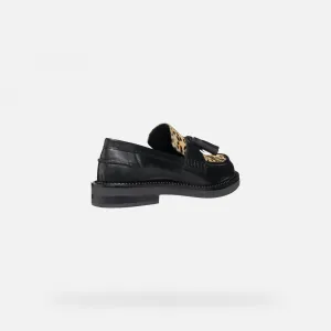 Black women's moccasins Geox Serilda - Women's