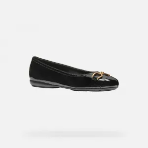Black women's ballet flats Geox Annytah - Women's