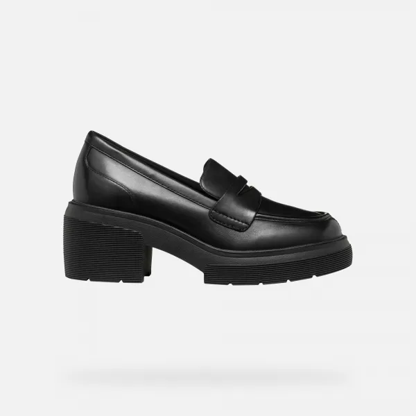 Black women's moccasins Geox Spherica EC15 - Women's