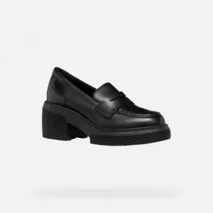 Black women's moccasins Geox Spherica EC15 - Women's
