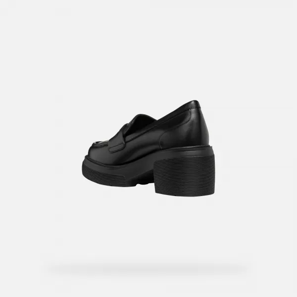 Black women's moccasins Geox Spherica EC15 - Women's