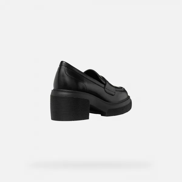 Black women's moccasins Geox Spherica EC15 - Women's