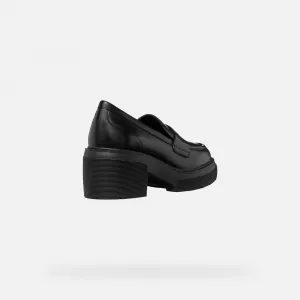 Black women's moccasins Geox Spherica EC15 - Women's