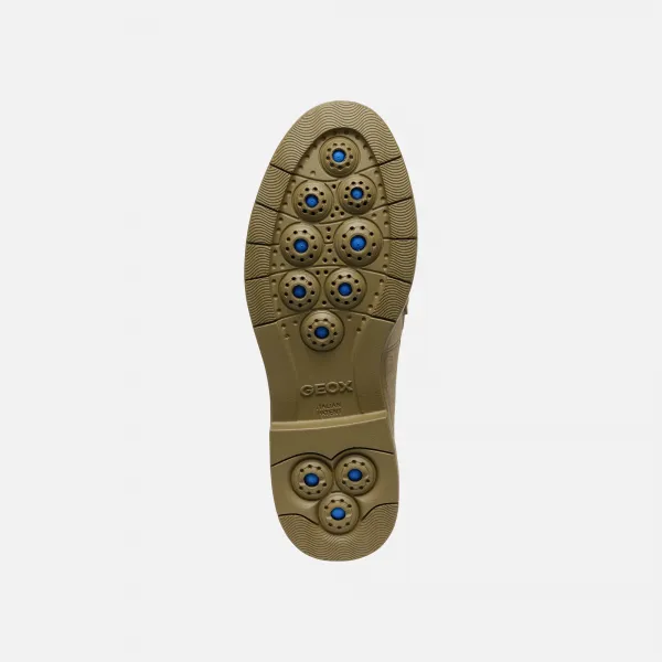 Beige women's moccasins Geox Spherica EC1 - Women's