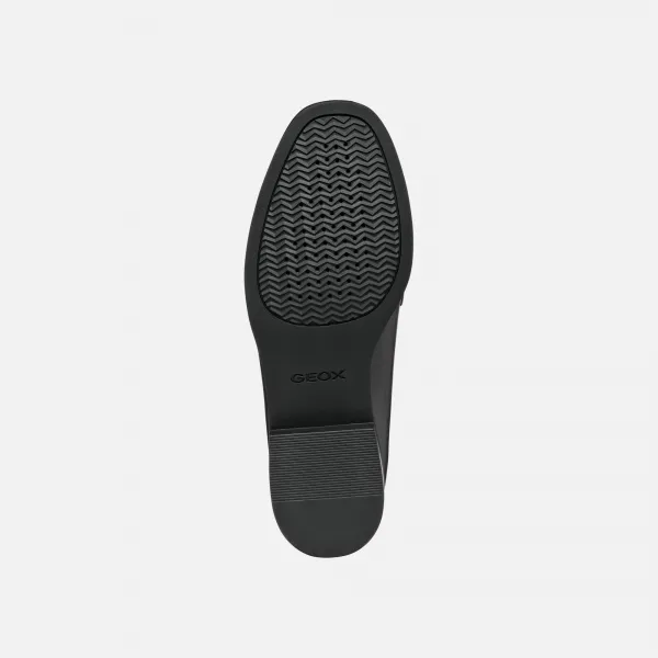 Black women's moccasins Geox Cloridie - Women's
