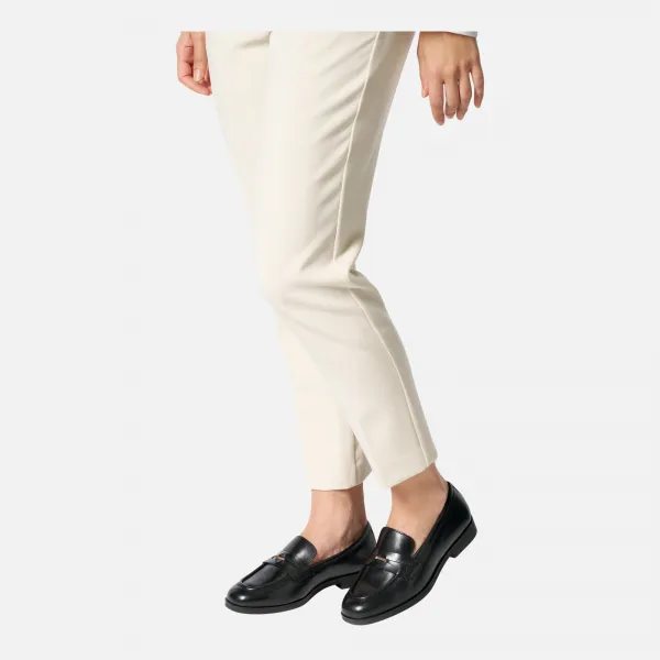 Black women's moccasins Geox Cloridie - Women's