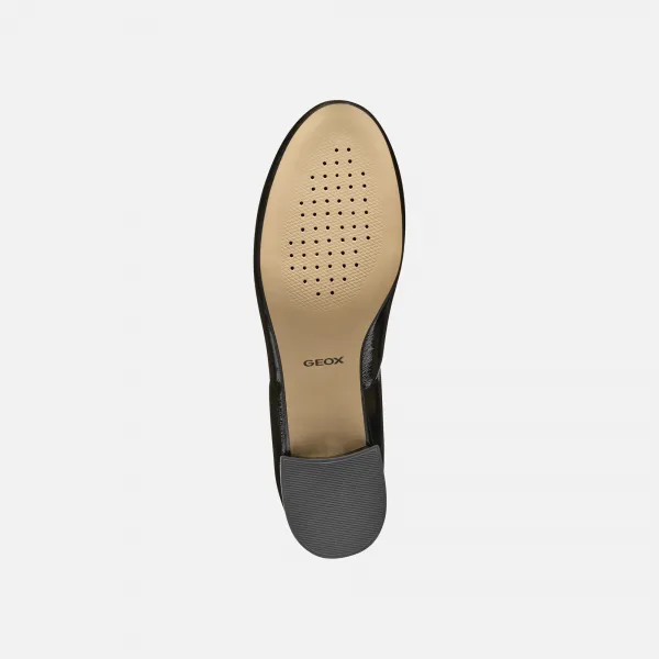 Black women's heeled shoes Geox Floretia - Women's