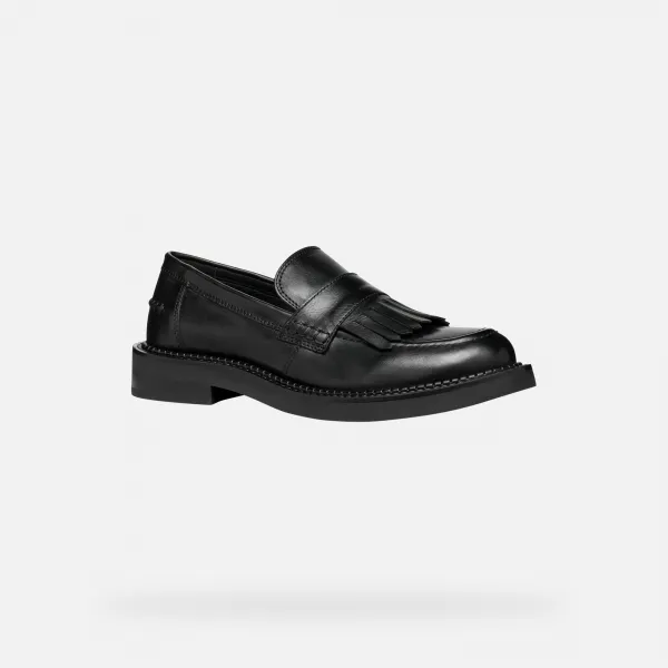 Black women's moccasins Geox Serilda - Women's