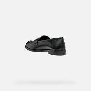 Black women's moccasins Geox Cloridie - Women's