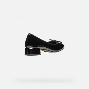 Black women's heeled shoes Geox Floretia - Women's