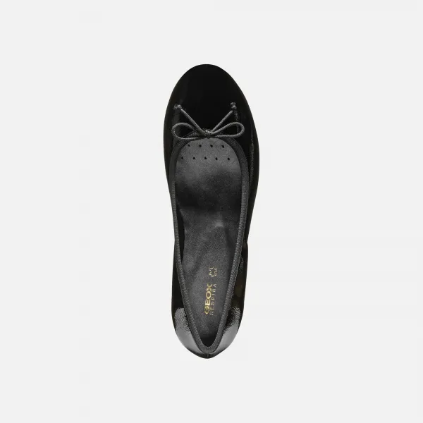 Black women's heeled shoes Geox Floretia - Women's