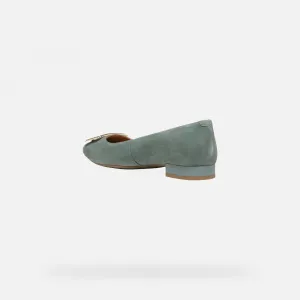 Light green women's ballet flats Geox Charyssa - Women's