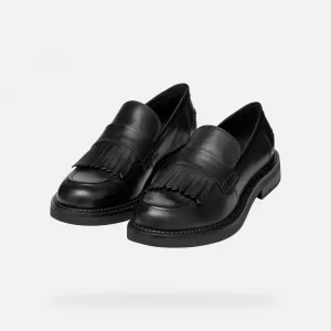 Black women's moccasins Geox Serilda - Women's