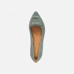 Light green women's ballet flats Geox Charyssa - Women's
