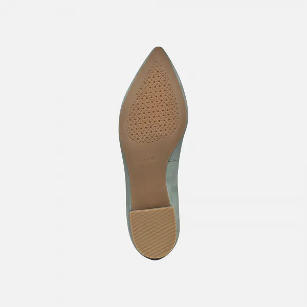 Light green women's ballet flats Geox Charyssa - Women's