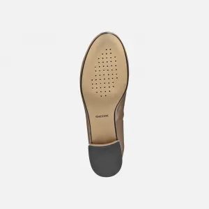 Beige women's heeled shoes Geox Floretia - Women's