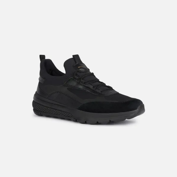 Black men's sneakers Geox Spherica Actif - Men's