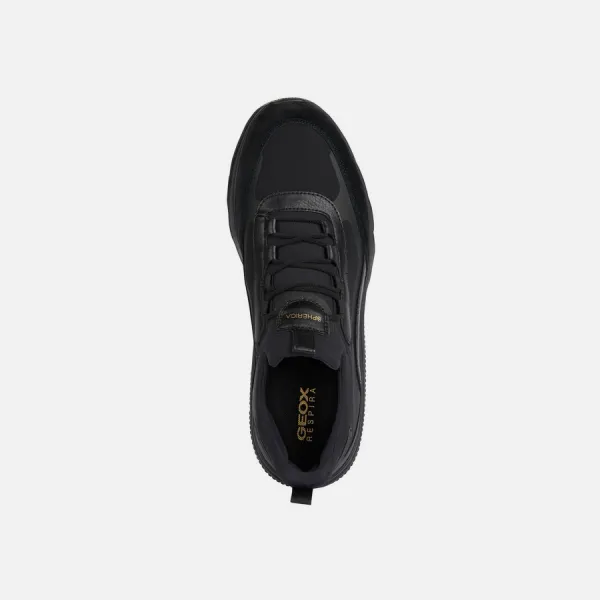Black men's sneakers Geox Spherica Actif - Men's