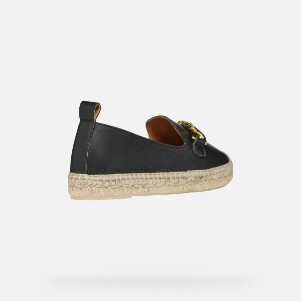 Black Women's Slip on Geox Lampedusa - Women's
