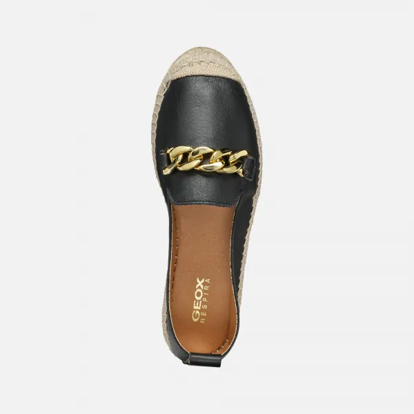 Black Women's Slip on Geox Lampedusa - Women's