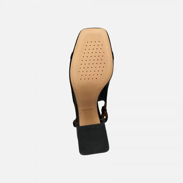 Black women's heeled shoes Geox Coronilla - Women's