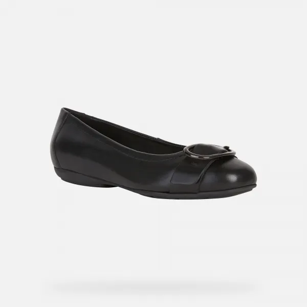 Black women's ballet flats Geox Annytah - Women's