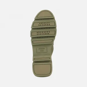 Light green women's moccasins Geox Vilde - Women's